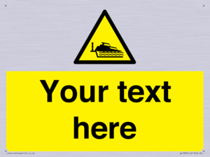 Custom warning grounding cruiser on lock cill